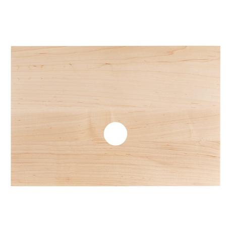 18" Nadiya Wall-Mount Vessel Sink Vanity - Unfinished Maple