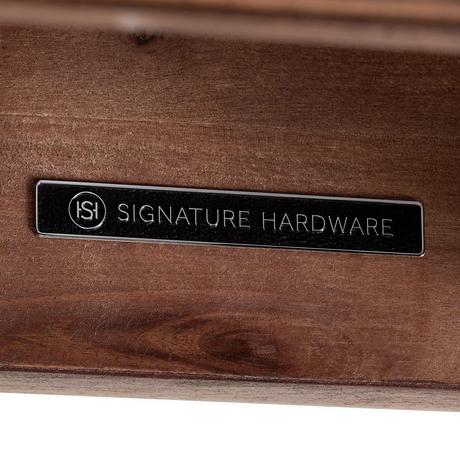 18" Nadiya Wall-Mount Vessel Sink Vanity - Chestnut Brown