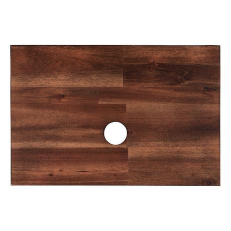 18" Nadiya Wall-Mount Vessel Sink Vanity - Chestnut Brown