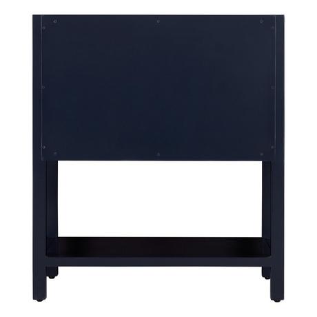 30" Robertson Console Vanity for Rectangular Undermount Sink - Midnight Navy Blue