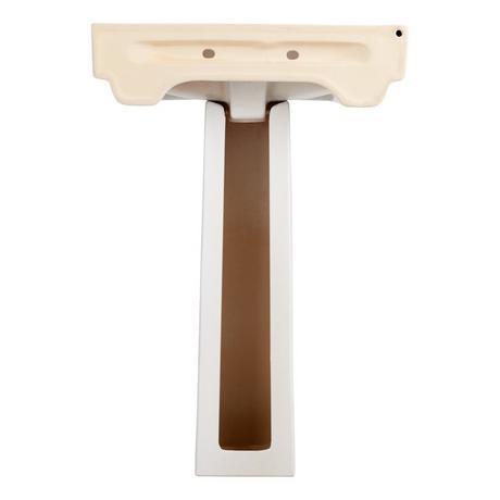 Pentero Pedestal Sink - White
