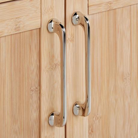 30" Burfield Bamboo Vanity for Rectangular Undermount Sink - Natural Bamboo