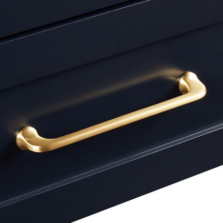 72" Burfield Double Vanity for Rectangular Undermount Sinks - Midnight Navy Blue