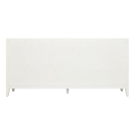 72" Burfield Double Vanity for Undermount Sinks - White