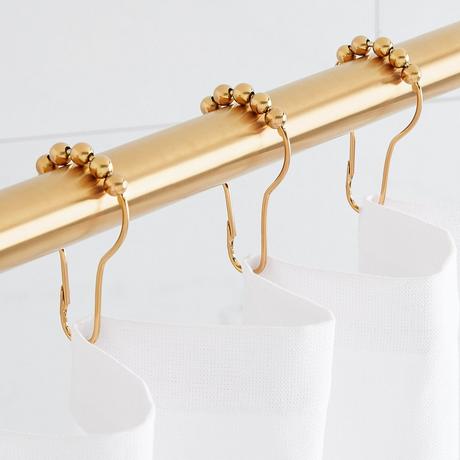 Roller Ball Shower Curtain Rings
