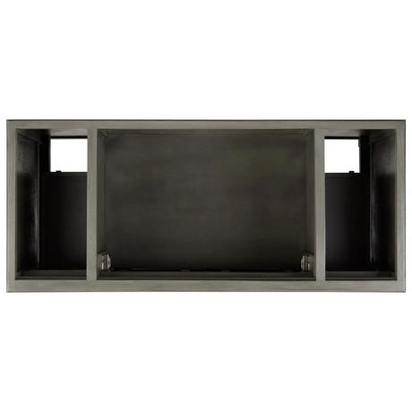 48" Becker Teak Vanity for Rectangular Undermount Sink - Gray Wash