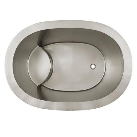 48" Raksha Stainless Steel Japanese Soaking Tub