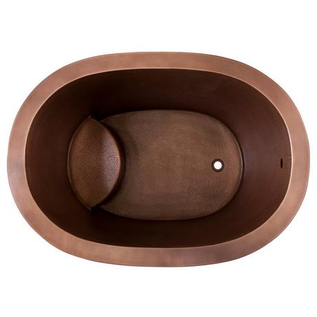 48" Raksha Hammered Copper Japanese Soaking Tub