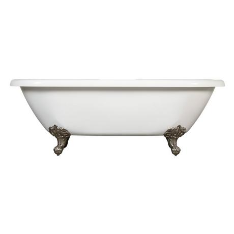 59" Audrey Acrylic Clawfoot Tub - Imperial Feet