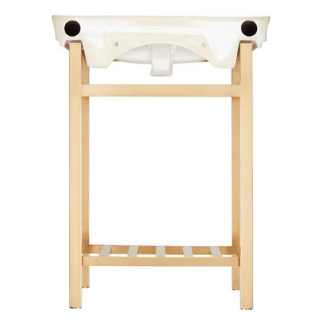 26" Halyard Console Sink with Traditional Top