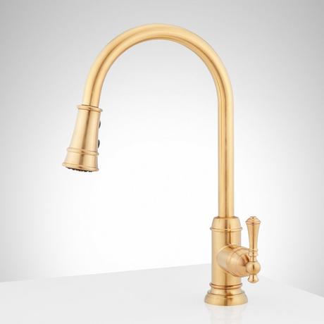 Amberley Single-Hole Pull-Down Kitchen Faucet