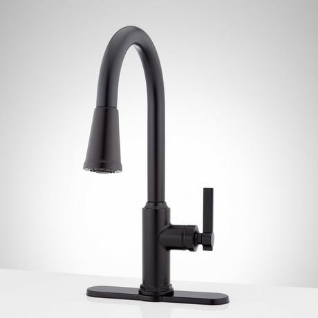 Greyfield Single-Hole Pull-Down Kitchen Faucet