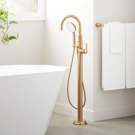 Greyfield Freestanding Tub Faucet with Hand Shower