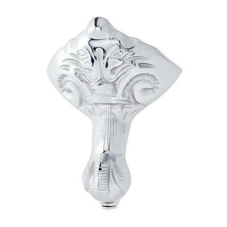 66" Sanford Cast Iron Clawfoot Tub - 7" Rim Holes- Dark Gray  - Imperial Feet