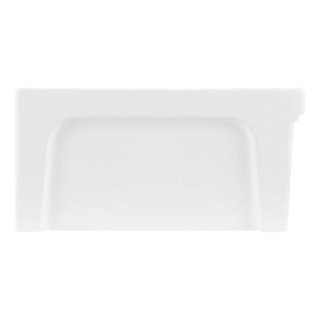 36" Gallo 80/20 Double-Bowl Fireclay Farmhouse Sink - White