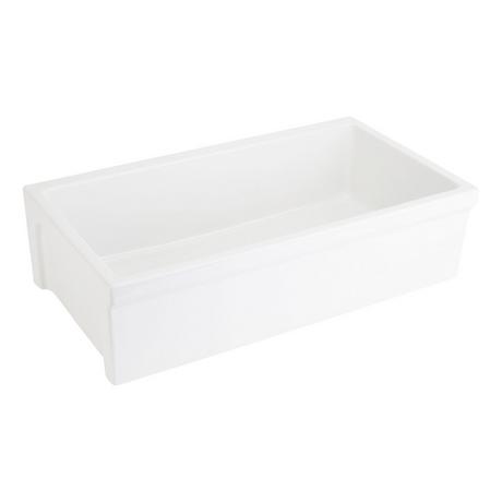 36" Gallo Fireclay Farmhouse Sink - White