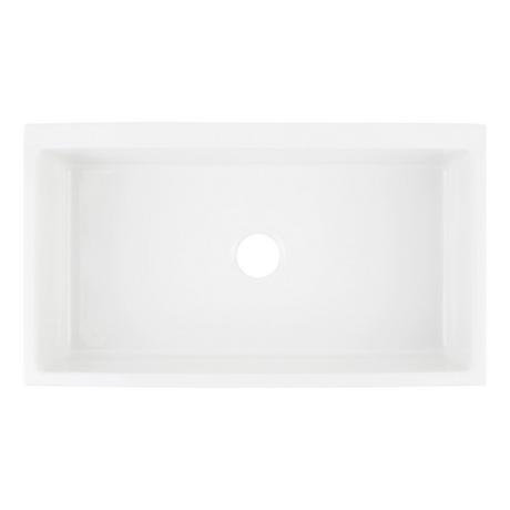 36" Gallo Fireclay Farmhouse Sink - White