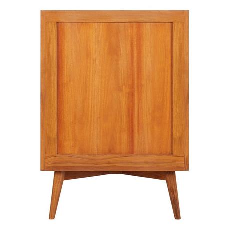 24" Novak Teak Vanity with Rectangular Undermount Sink - Teak