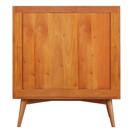 30" Novak Teak Vanity with Rectangular Undermount Sink - Teak