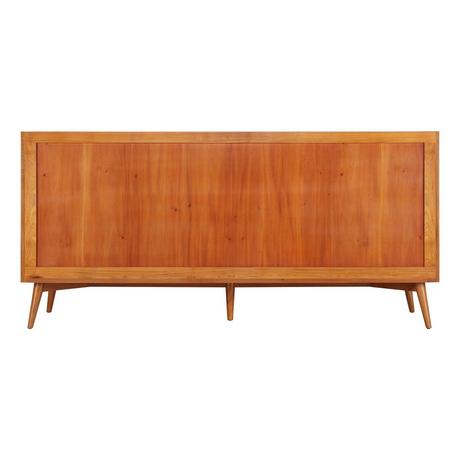 72" Novak Double Teak Vanity with Rectangular Undermount Sinks - Teak