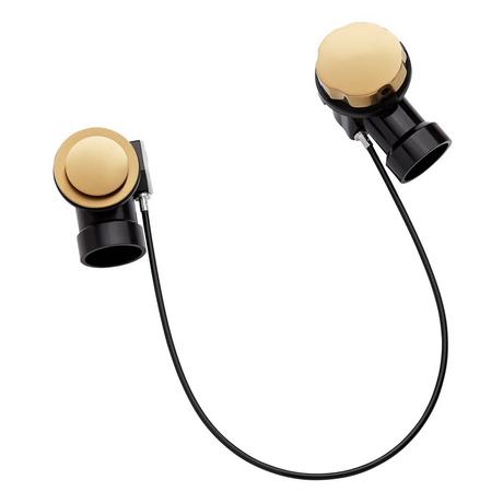 ABS Cable Drain & Overflow for 17" - 22" Deep Alcove Tubs