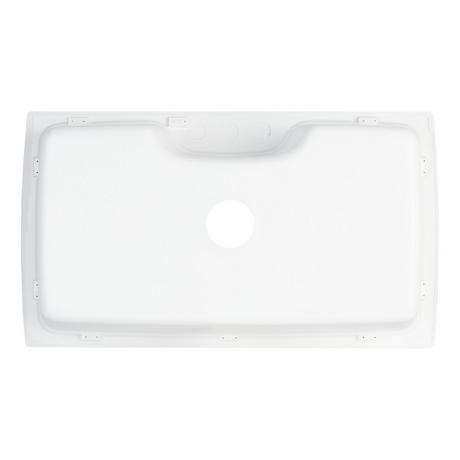 35" Kendale Granite Composite Drop-In Kitchen Sink - Milk White