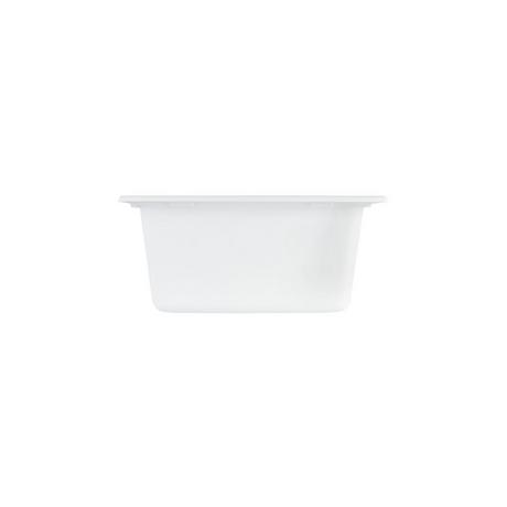 35" Kendale Granite Composite Drop-In Kitchen Sink - Milk White