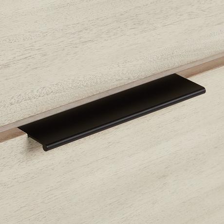 36" Hytes Mahogany Vanity With Rectangular Undermount Sink - Sky Gray