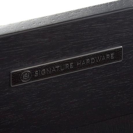 36" Hytes Mahogany Vanity With Rect Undermount Sink - Midnight Navy Blue