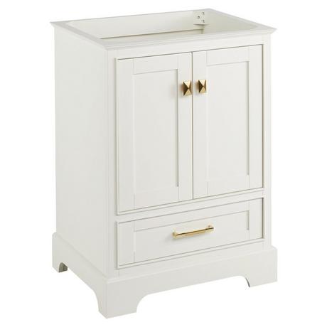 24" Quen Vanity With Rectangular Undermount Sink - Soft White