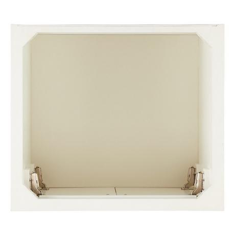 24" Quen Vanity With Rectangular Undermount Sink - Soft White