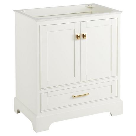 30" Quen Vanity With Undermount Sink - Soft White