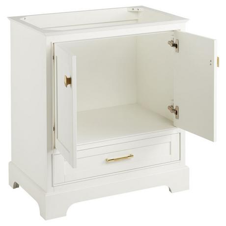 30" Quen Vanity With Undermount Sink - Soft White