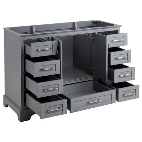 48" Quen Vanity With Rectangular Undermount Sink - Gray