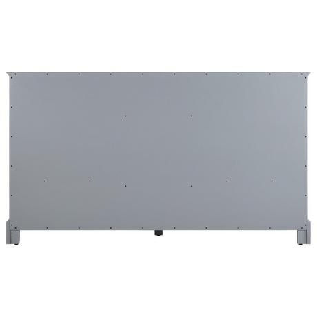 60" Quen Double Vanity With Undermount Sinks - Gray
