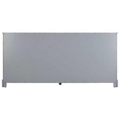 72" Quen Double Vanity With Undermount Sinks - Gray
