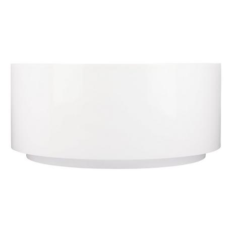 55" Dempsey Round Acrylic Freestanding Tub