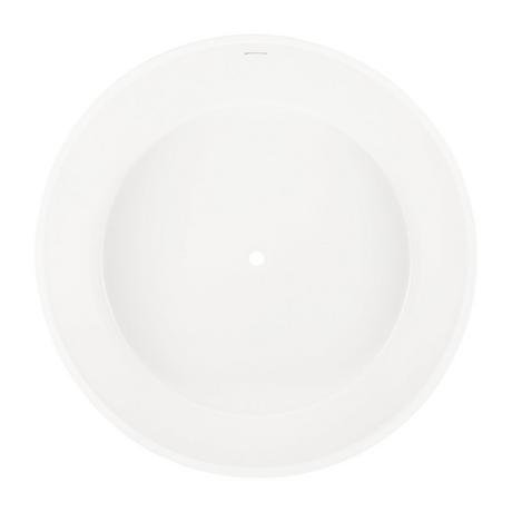 55" Dempsey Round Acrylic Freestanding Tub