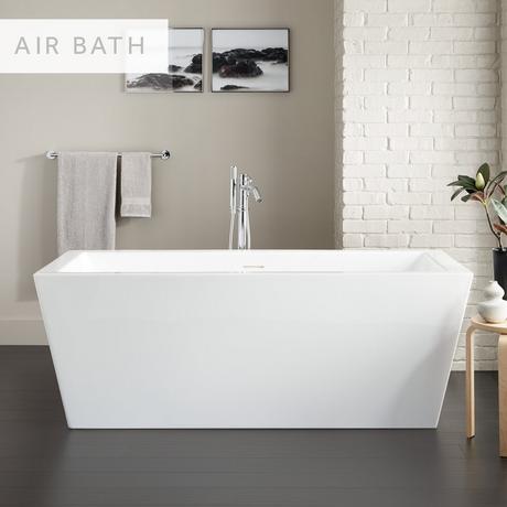59" Eaton Acrylic Freestanding Air Tub