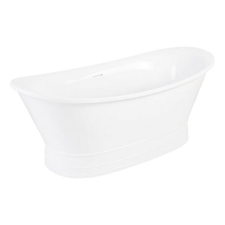 69" Desborough Acrylic Freestanding Double-Slipper Tub