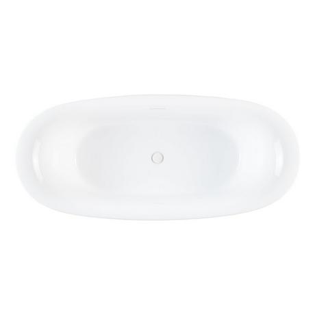 69" Desborough Acrylic Freestanding Double-Slipper Tub