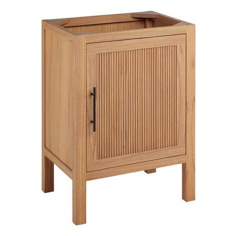 24" Ayanna Mindi Vanity with Rectangular Undermount Sink - Natural Mindi