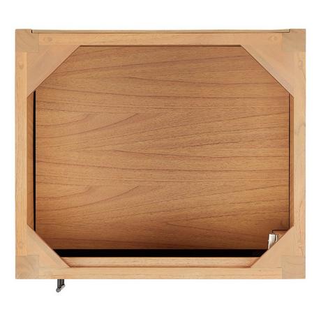 24" Ayanna Mindi Vanity with Rectangular Undermount Sink - Natural Mindi