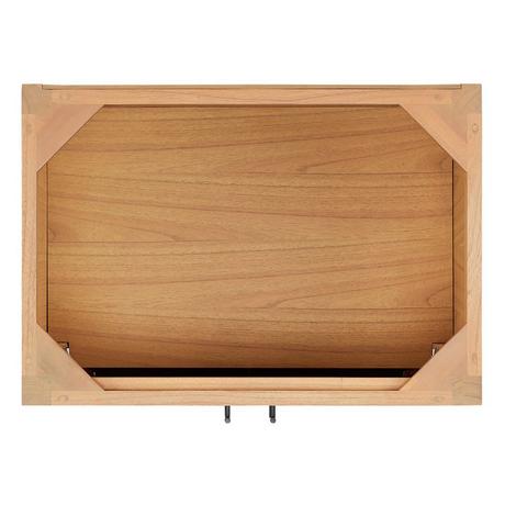 30" Ayanna Mindi Vanity with Rectangular Undermount Sink - Natural Mindi