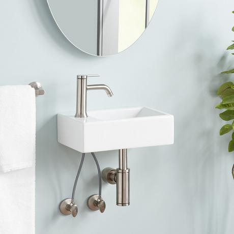 Cromwell Retangular Porcelain Wall-Mount Sink