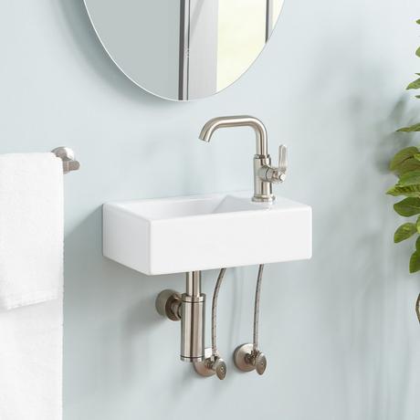 Cromwell Retangular Porcelain Wall-Mount Sink