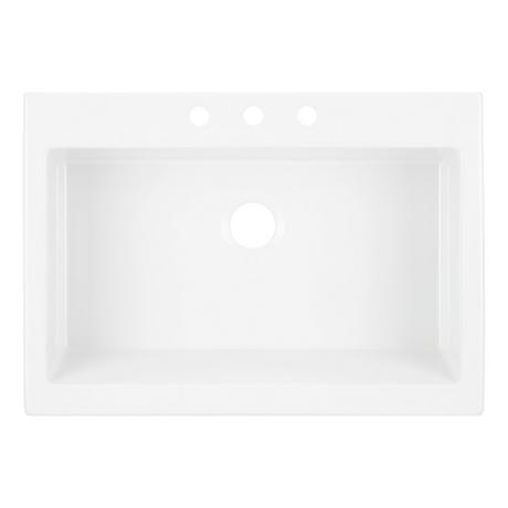 34" Galion Fireclay Retrofit Farmhouse Sink - White