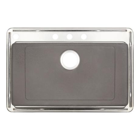 33" Melbrook Stainless Steel Workstation Drop-in Kitchen Sink