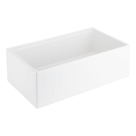 33" Brumfield Fireclay Farmhouse Sink - White