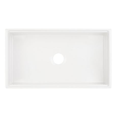 33" Brumfield Fireclay Farmhouse Sink - White